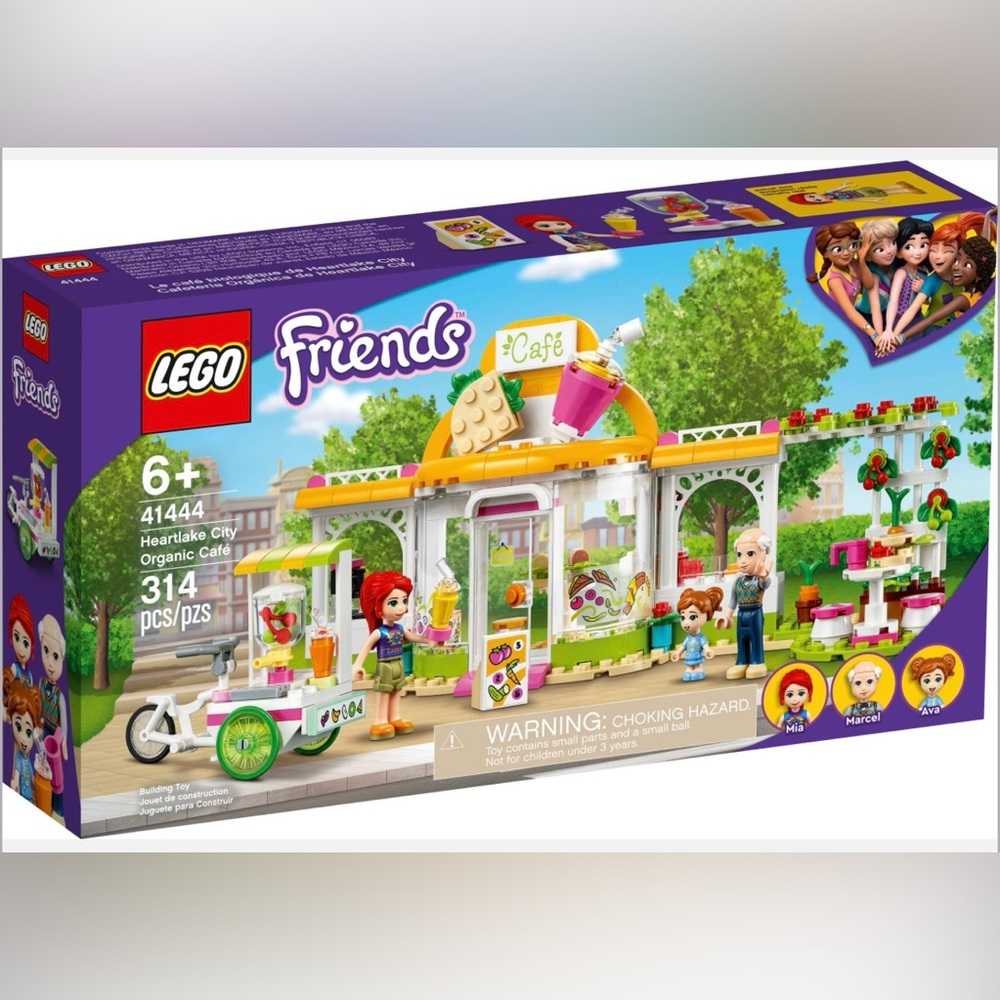 New LEGO Friends 41444 Heartlake City Organic Cafe Factory Sealed Box Retired